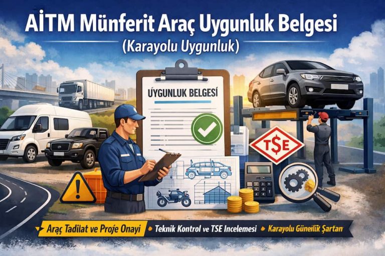 AİTM Münferit Araç Uygunluk Belgesi (Karayolu Uygunluk) Nedir?